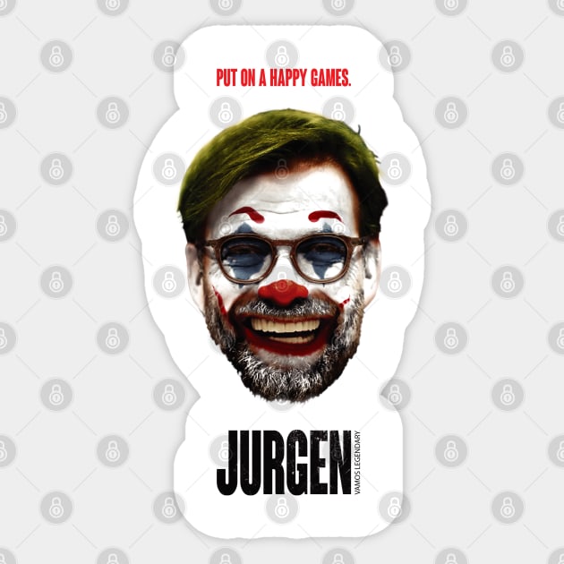 Jurgen Klopp No.1 Sticker by Vamos Store